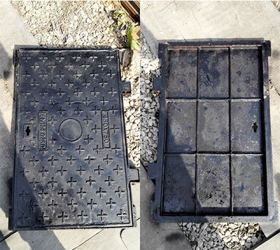 铸铁方井盖
